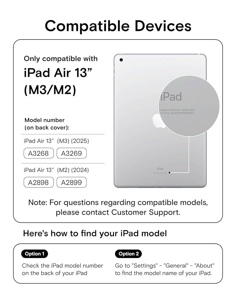 Amazon.com: MOFT Folio Case for iPad Air 13-inch M3/M2 (2025